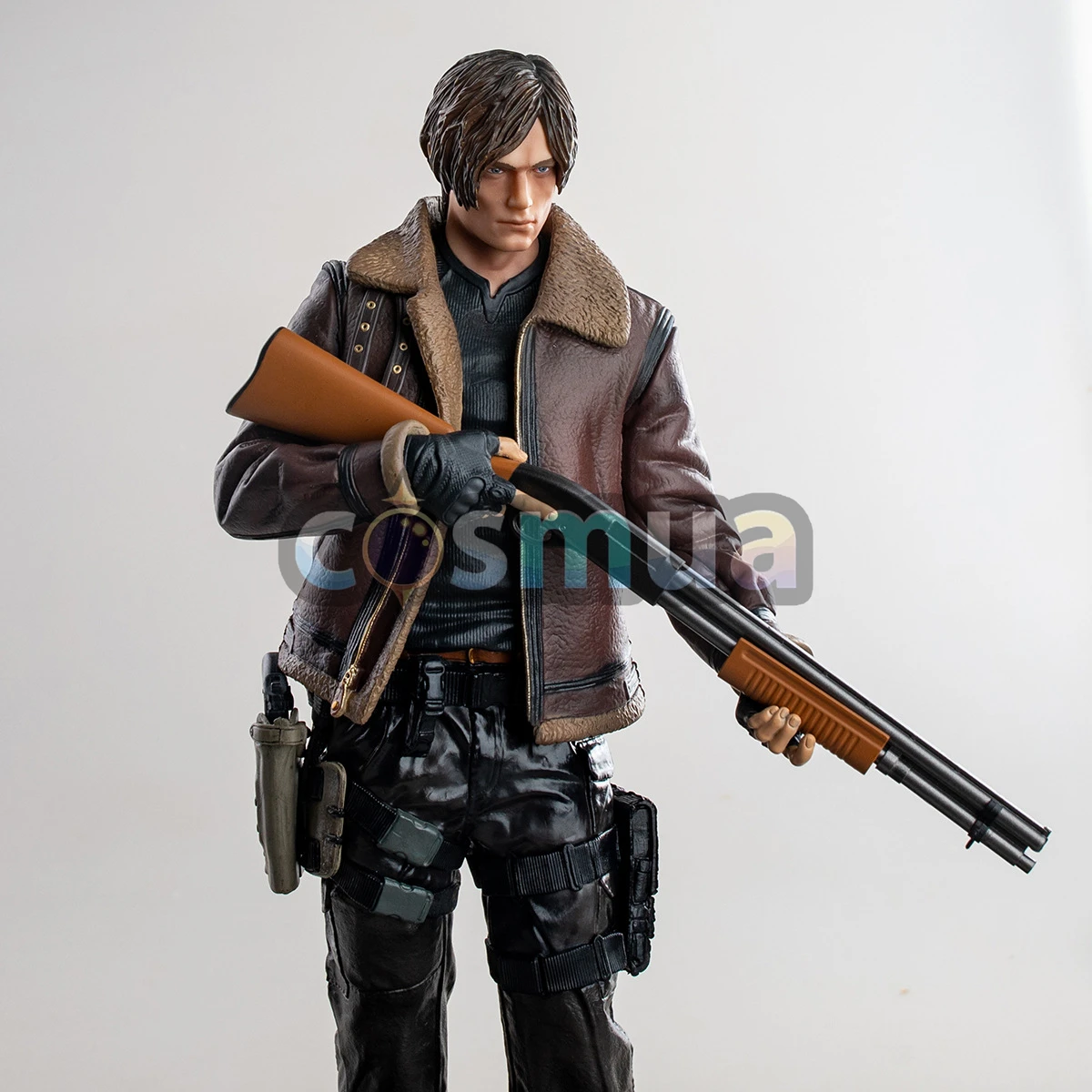 游戏周边 Resident Evil 生化危机 皮衣里昂 手办模型摆件