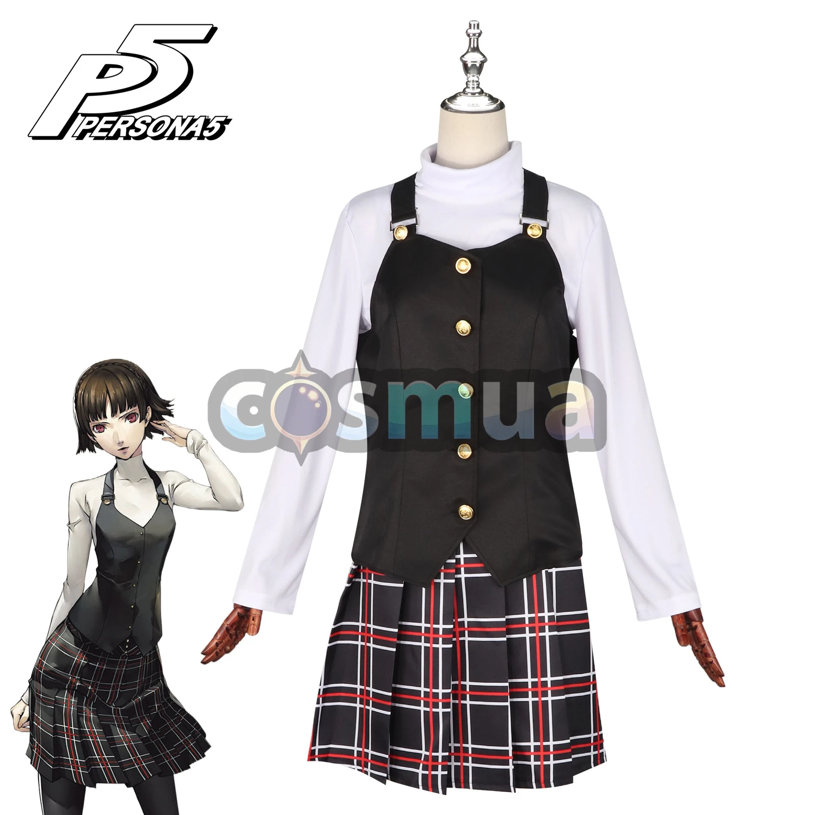 ペルソナ5 雨宮蓮・新島真・高巻杏 コスプレ制服セット｜アニメゲーム風コーデ【即納】