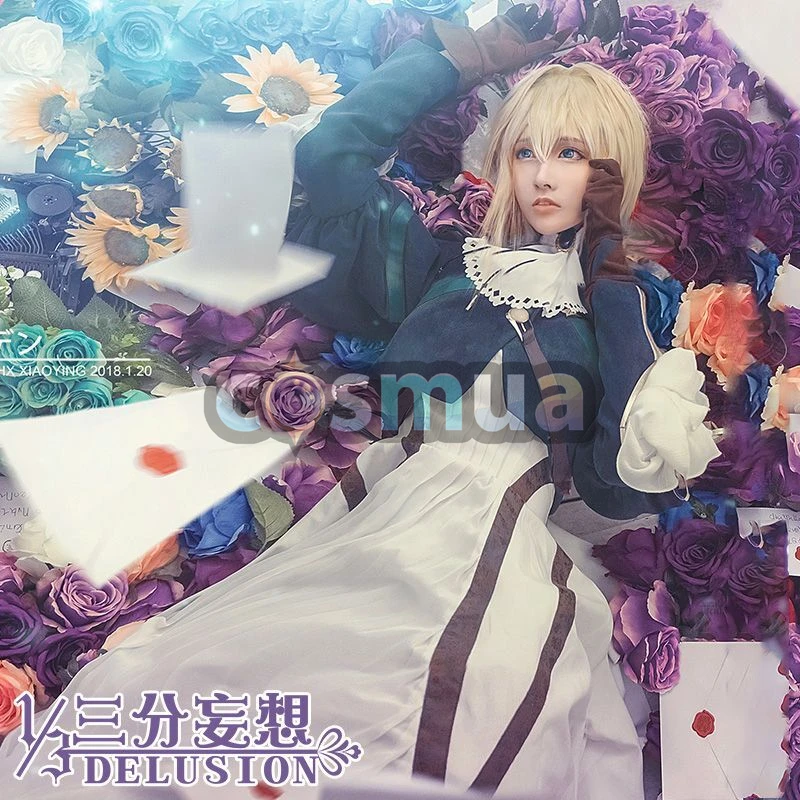 三分妄想13Delusionヴァイオレットエヴァーガーデン ヴァイオレット コスプレ衣装 コスチューム cosplay