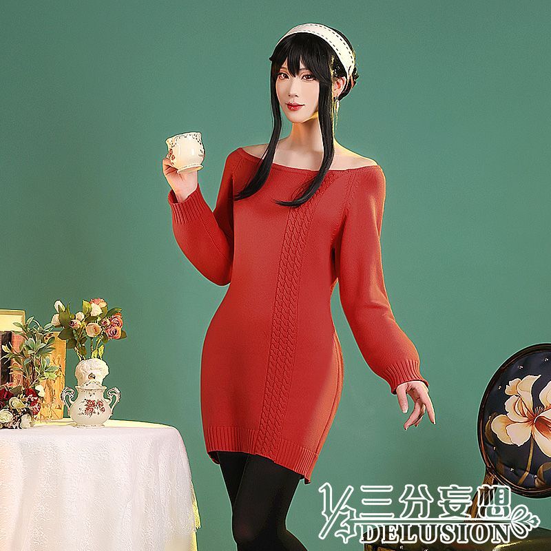 三分妄想13DelusionSPYFAMILY スパイファミリー ヨルフォージャー 日常服 コスプレ衣装ウィッグ コスチューム