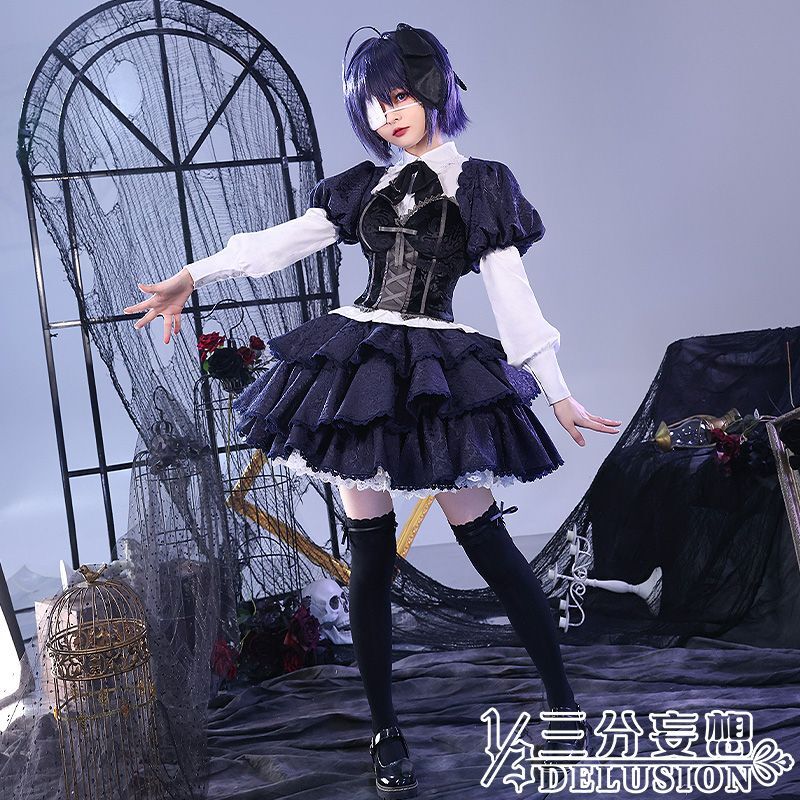 三分妄想13Delusion 中二病でも恋がしたい 小鳥遊 六花たかなし りっか コスプレ衣装ウィッグ コスチューム