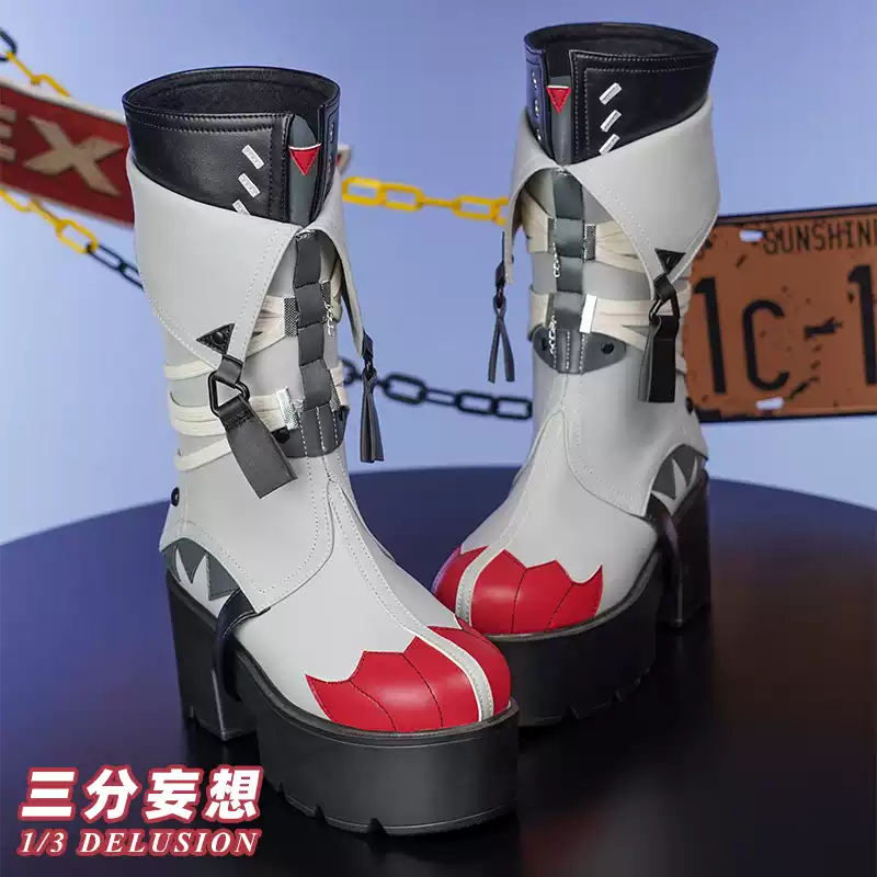 三分妄想ゼンレスゾーンゼロ ジェーンドウJane Doe コスプレ ブーツ コスチューム