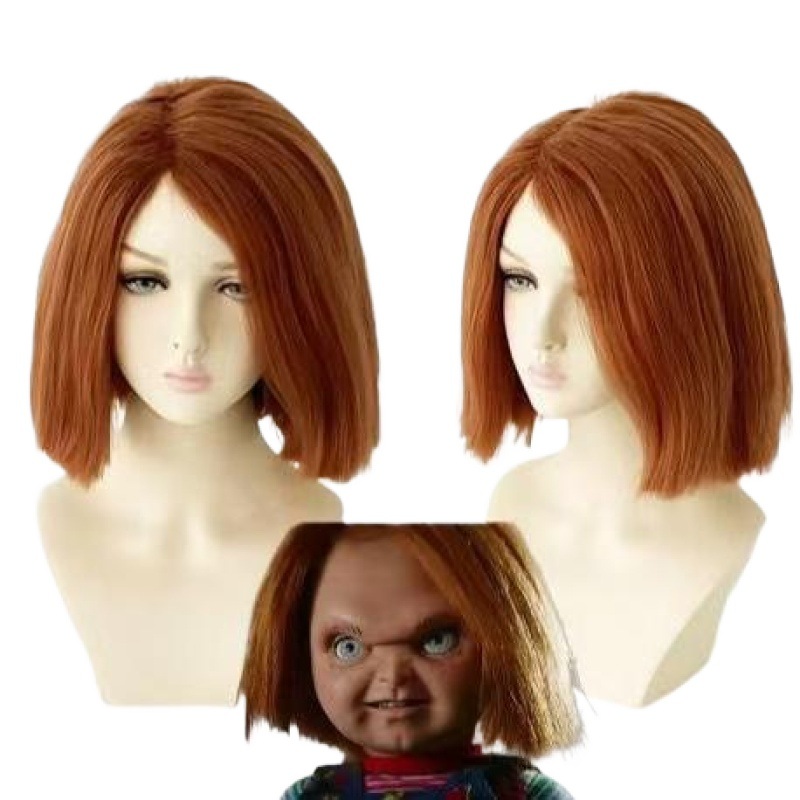 2024鬼娃回魂 Chucky 假发 角色扮演假发 Cos恰吉假发动漫cosplay
