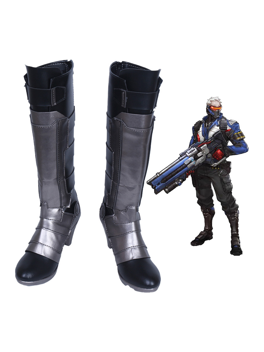 守望先锋 76号 士兵 cosplay鞋动漫cos鞋