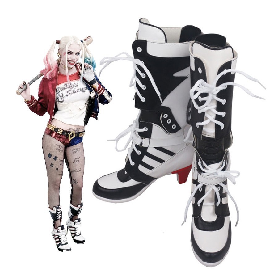 自杀小队 Suicide Squad 小丑女哈莉·奎茵COS 鞋子现货